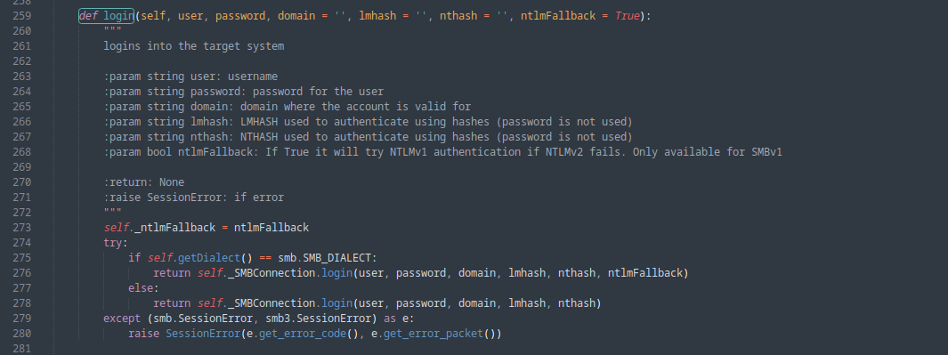 Smb1 Python Code Programming with Impacket - Working with SMB